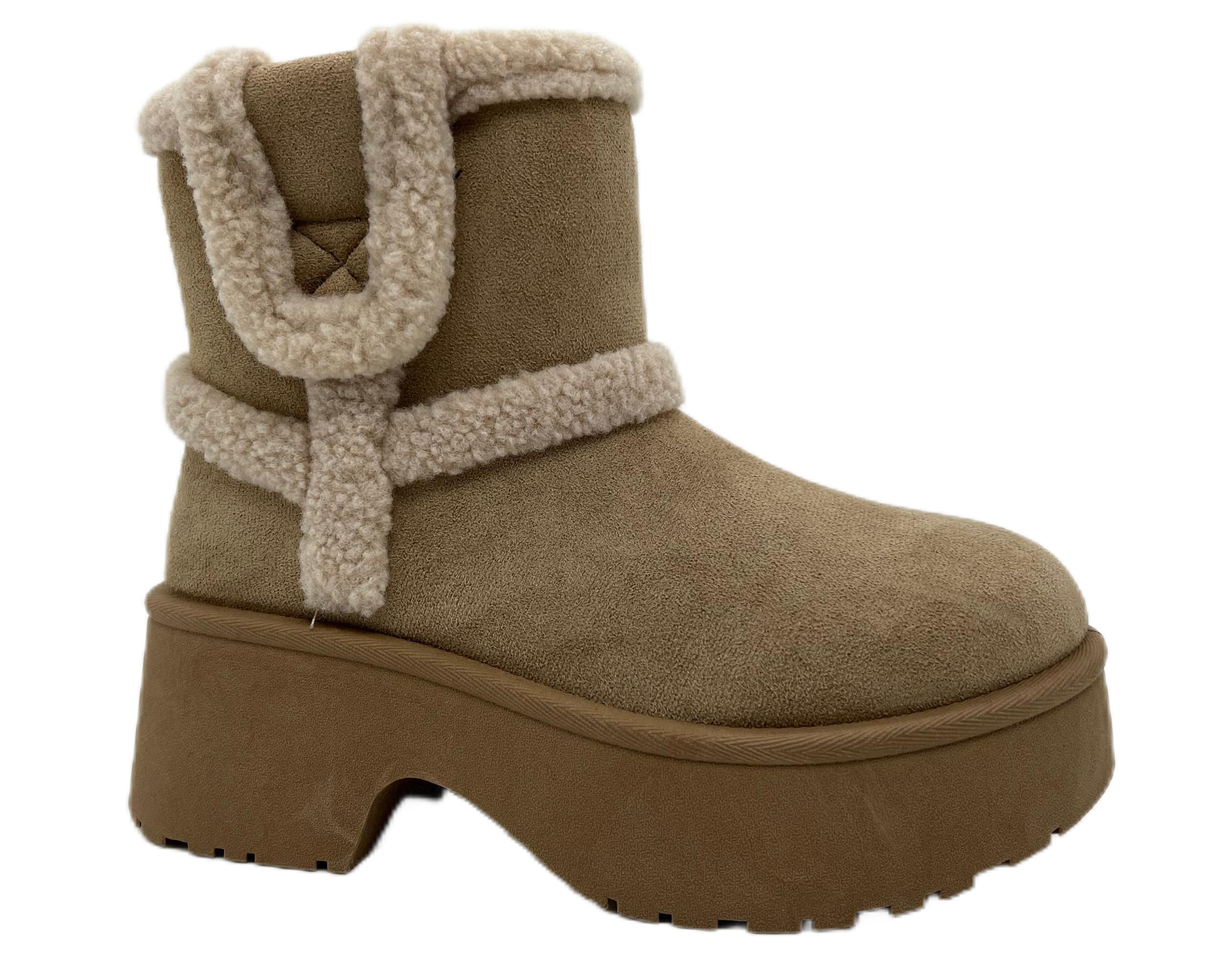 Khaki Women's Snow Boots