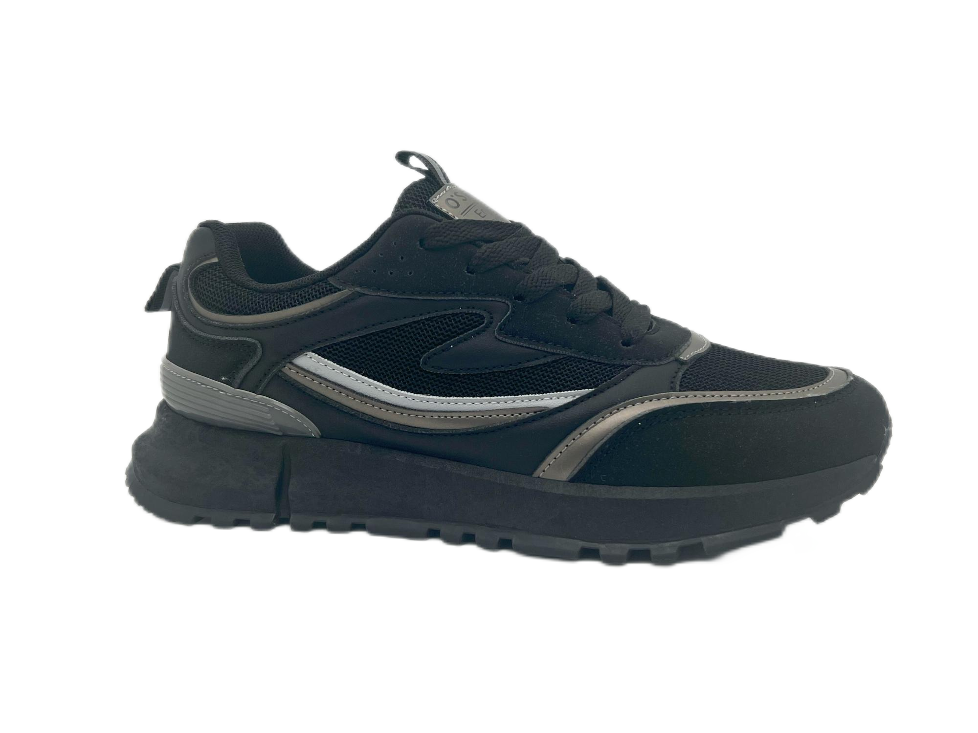 Black Casual Fashion Sneakers