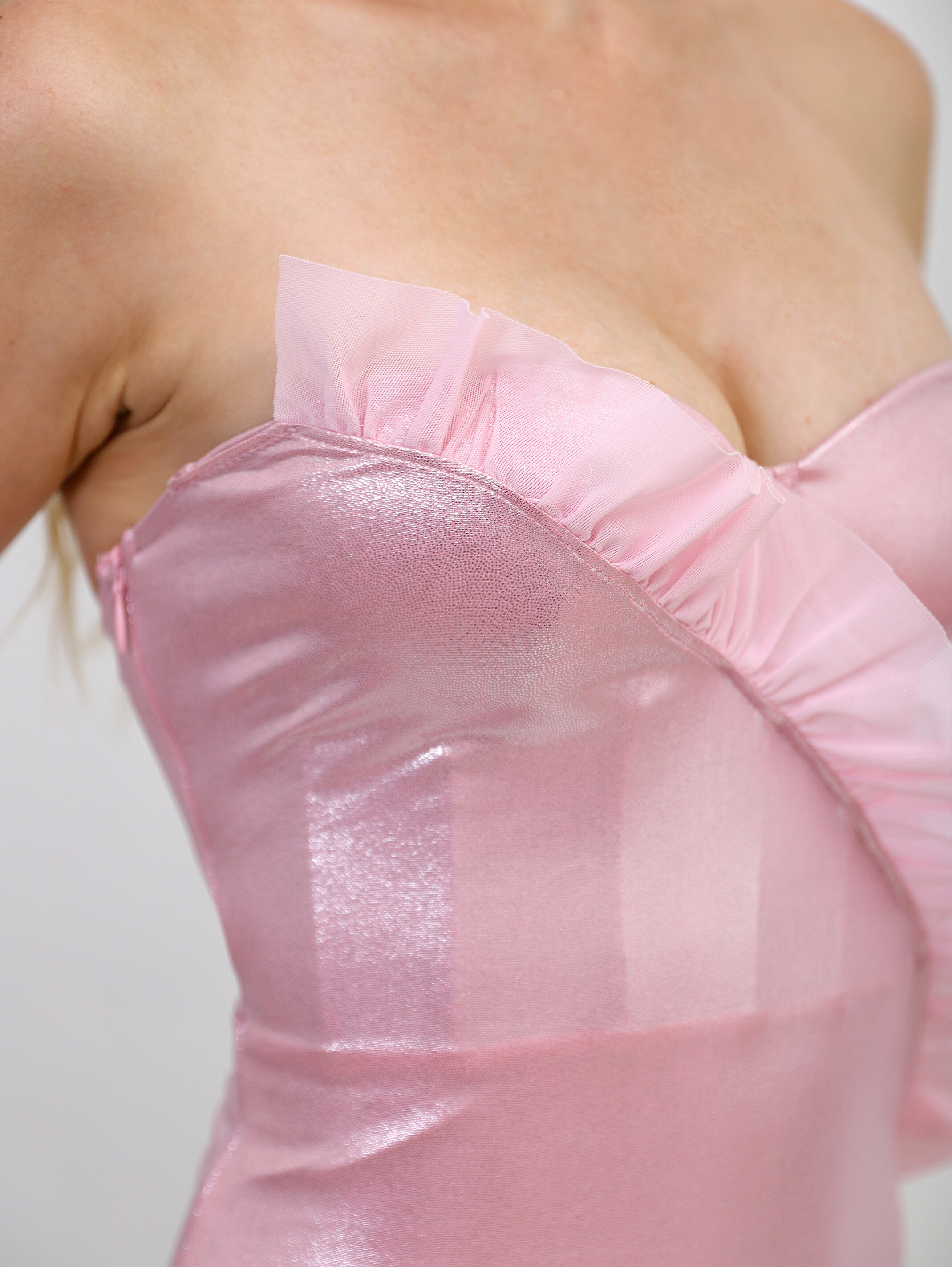 sparkly pink dress long, womens pink corset top, pink corset top strapless, pink and orange corset top