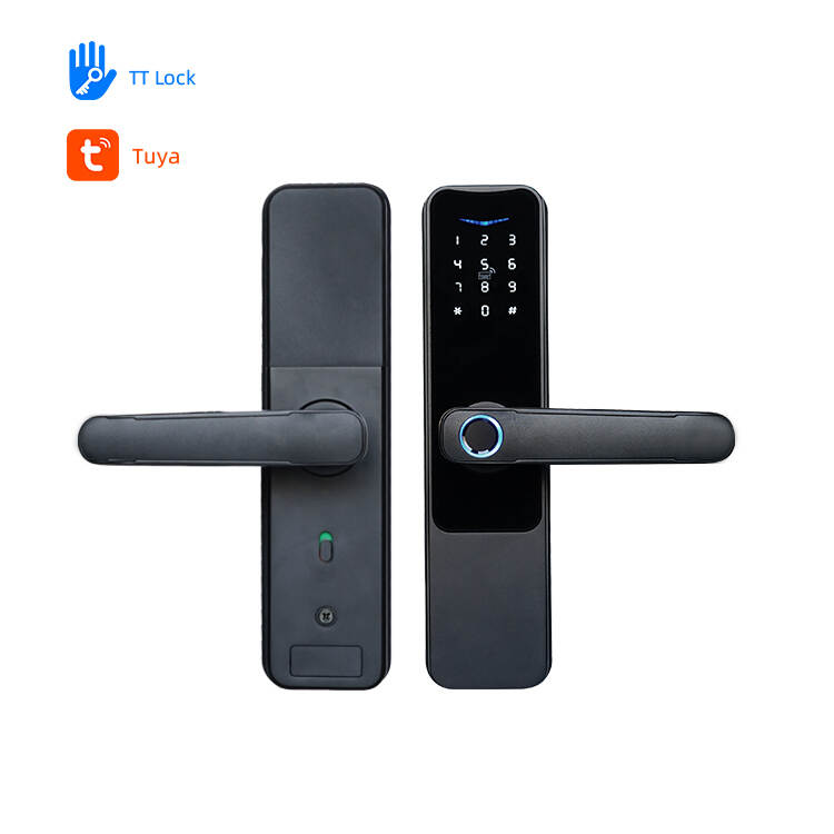 High Security Electric Digital Rfid Card Mechanical Key Fingerprint Nfc Tuya Wifi App Smart Door Lock