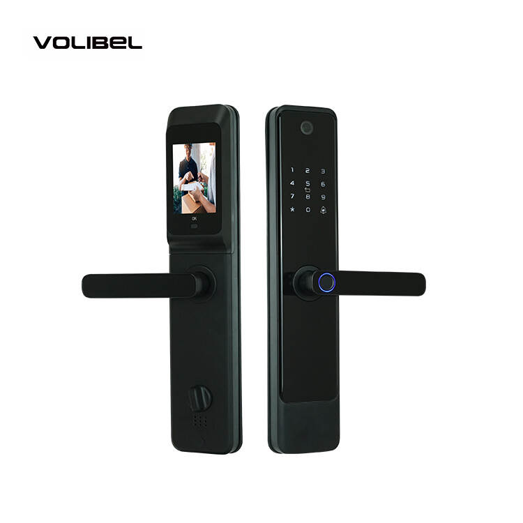 Volibel Smart Home Biometric Fingerprint Password Tuya Wifi Digital Electronic Smart Door Lock With Camera