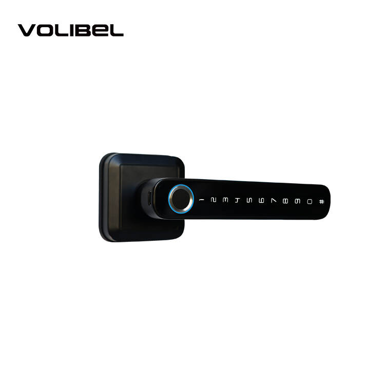 Volibel Biometric Keyless Entry Fingerprint Tuya Wifi Digital Handle Smart Door Lock