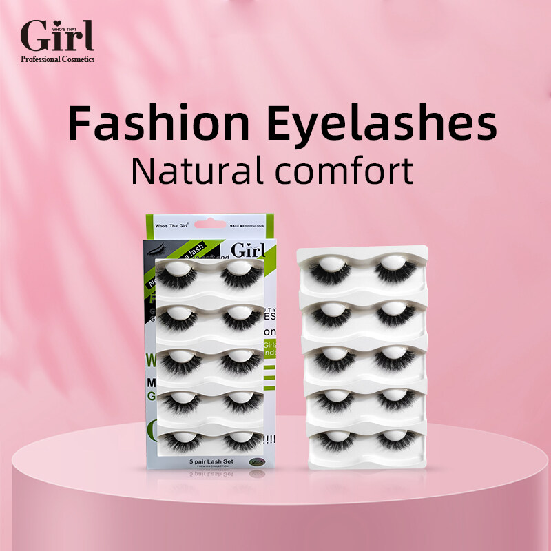 Who's That Girl Eyelashes 5 pair Lash Set