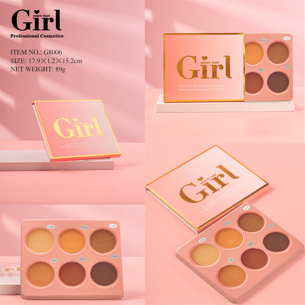 Who’s That Girl 6 Colors Powder Palette