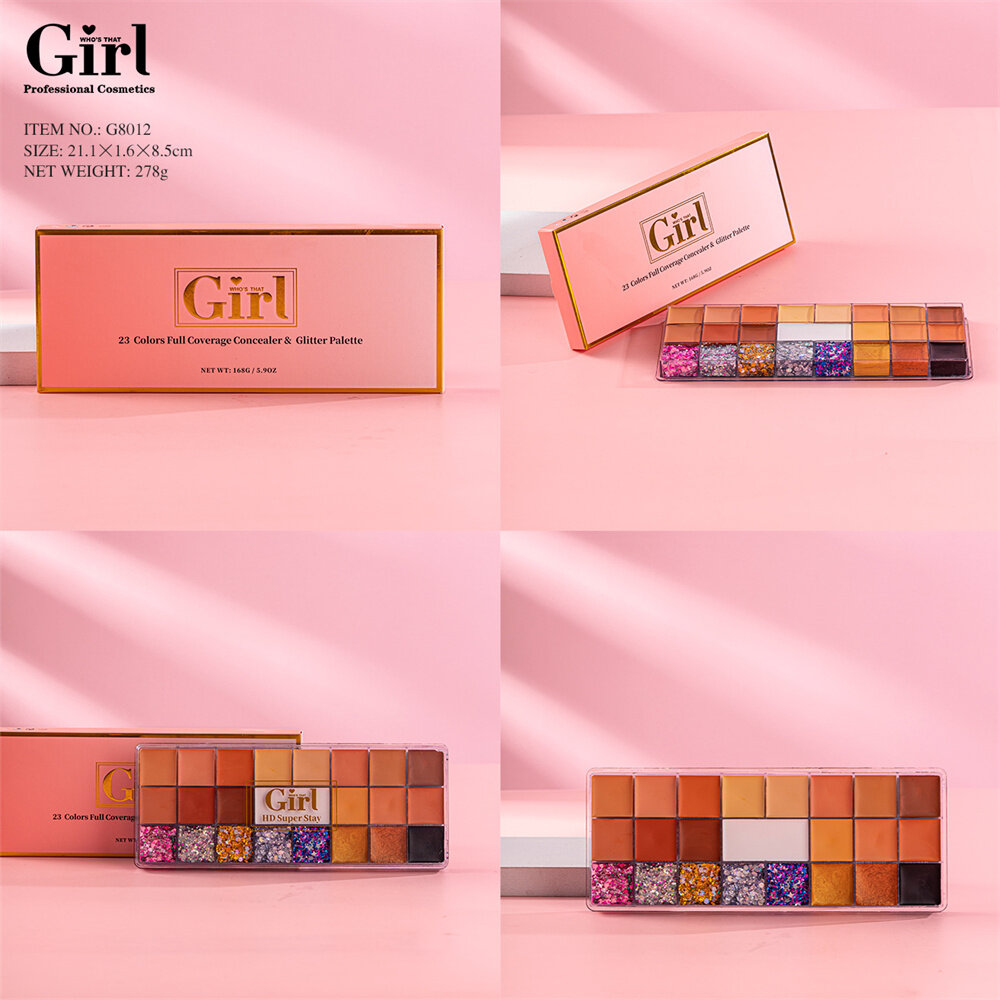 Who's That Girl 23 Colors Concealer And Glitter