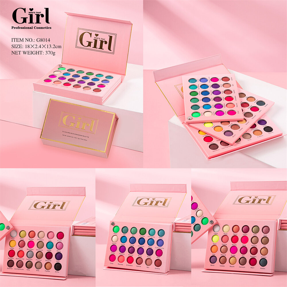 Who's That Girl 72 Colors Eyeshadow Palette