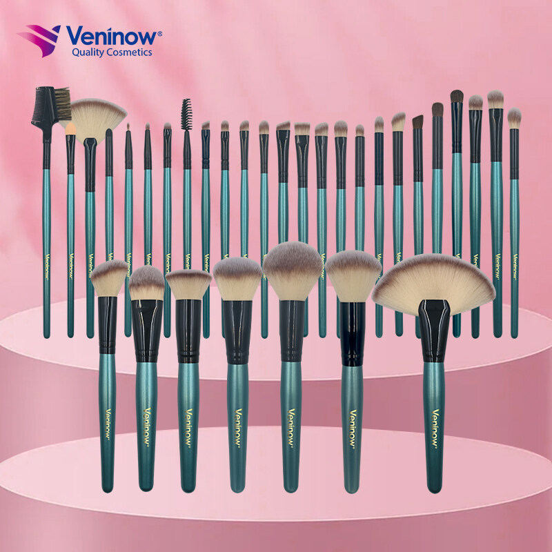 Veninow 32 Piece Blue Makeup Stes