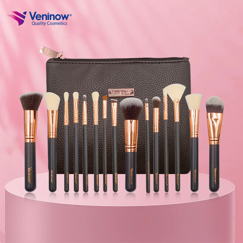 Veninow 15 Piece Makeup Brush Set