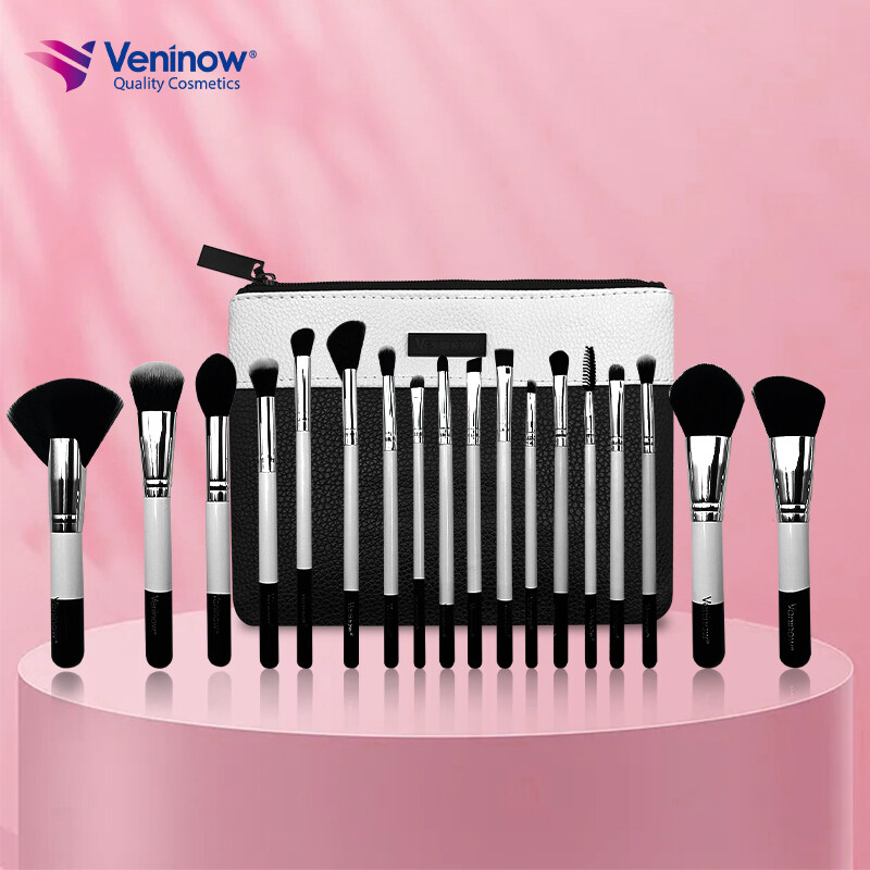 Set de cepillo de maquillaje Veninow de 18 piezas