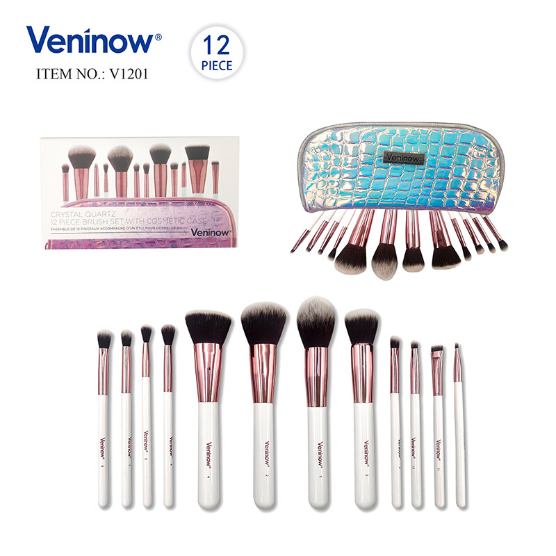 Pinceau de maquillage; Veninow; Ensemble de brosses