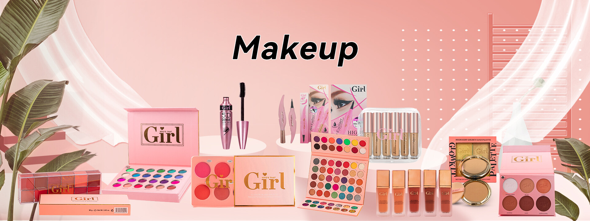 makeup, skin care, makeup boxes, makeup brushes, eyelashes, beauty tools