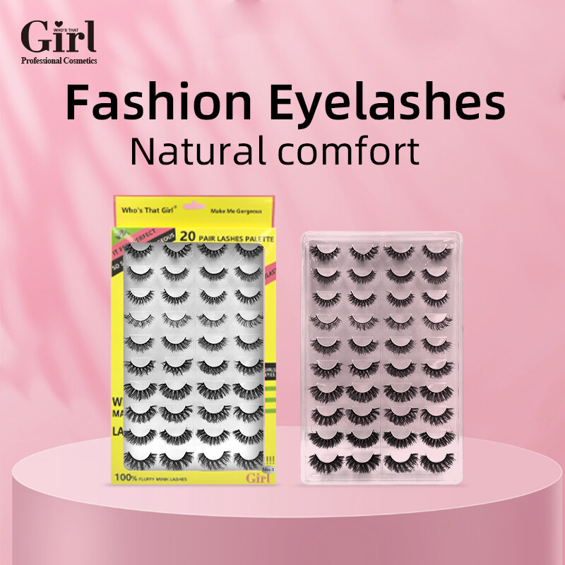 Who's That Girl Eyelashes 20 pair Lash Set