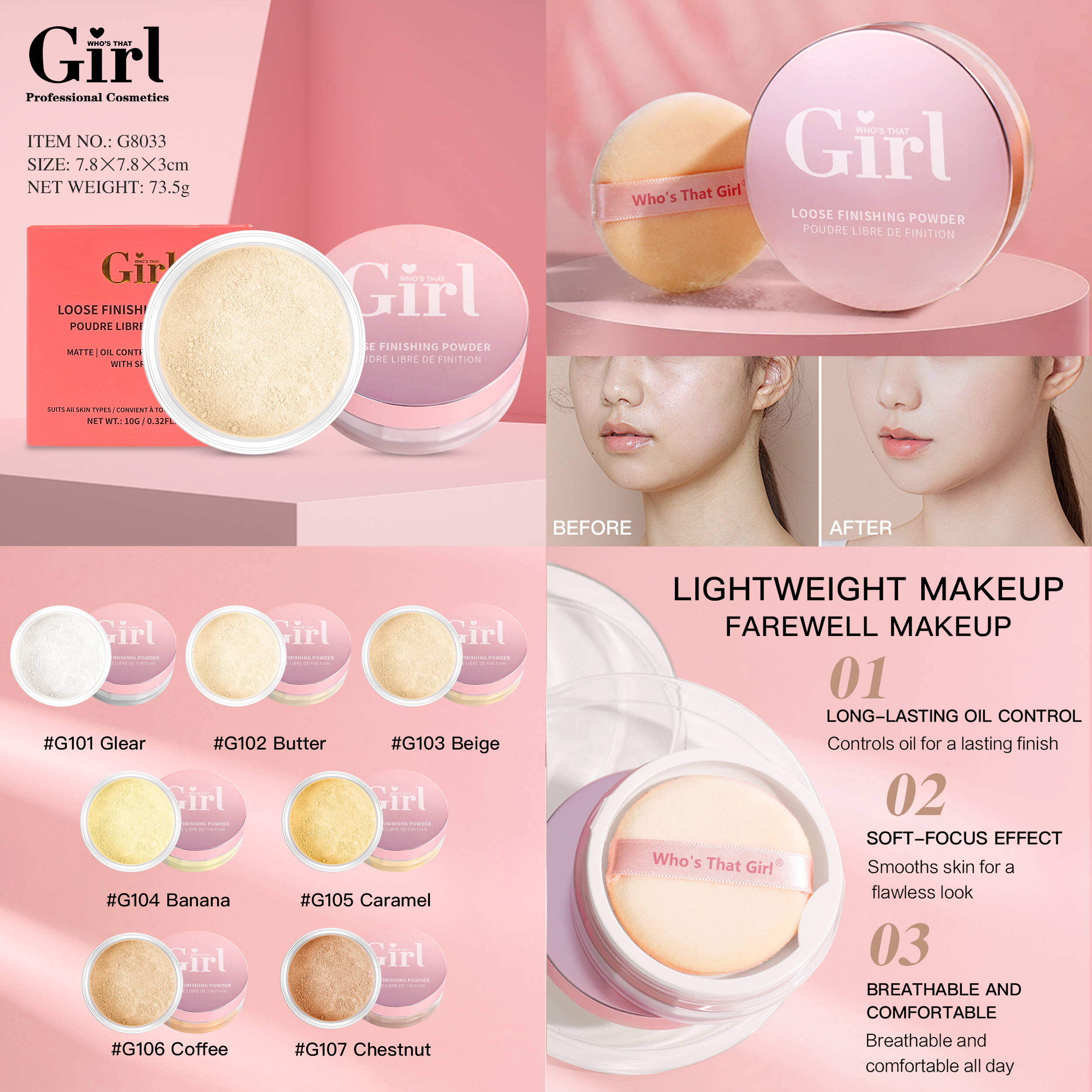 Who's That Girl Makeup Setting Powder