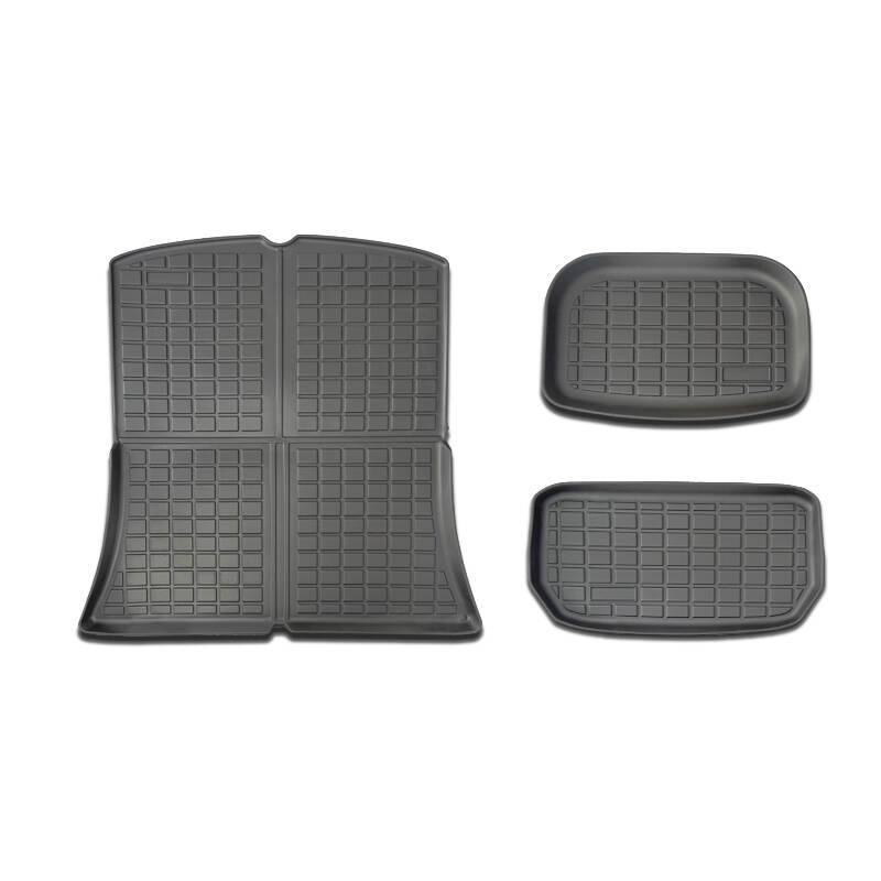 SONSANG TPE Foot Mat 5D Car Floor Pad Car Floor Liner Trunk Cargo Liner Back Seat Mat For Tesla Model 3