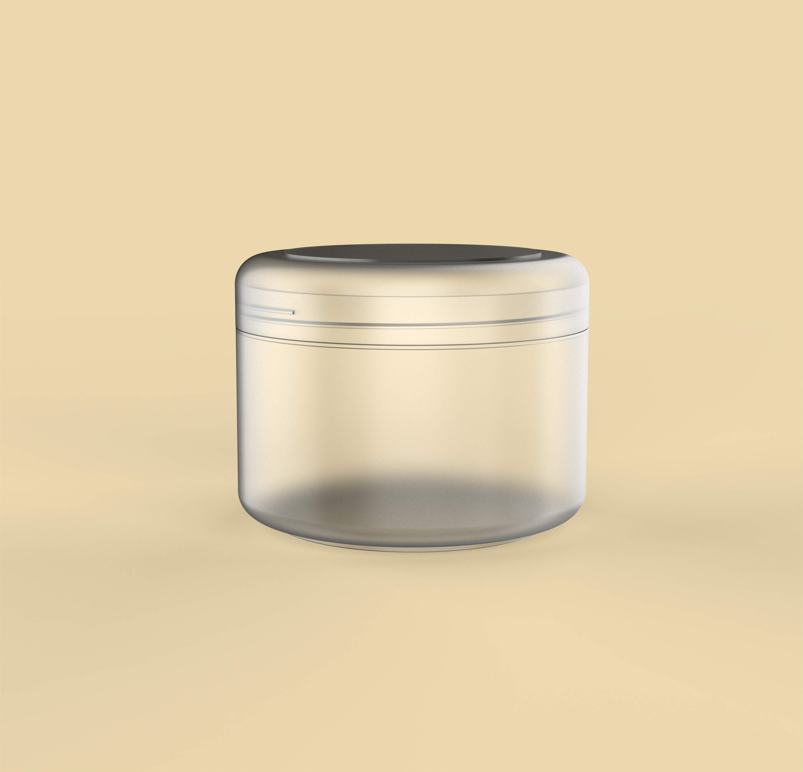 200ml Round Shape PP Plastic Jar Packaging For Haircare Mask Product
