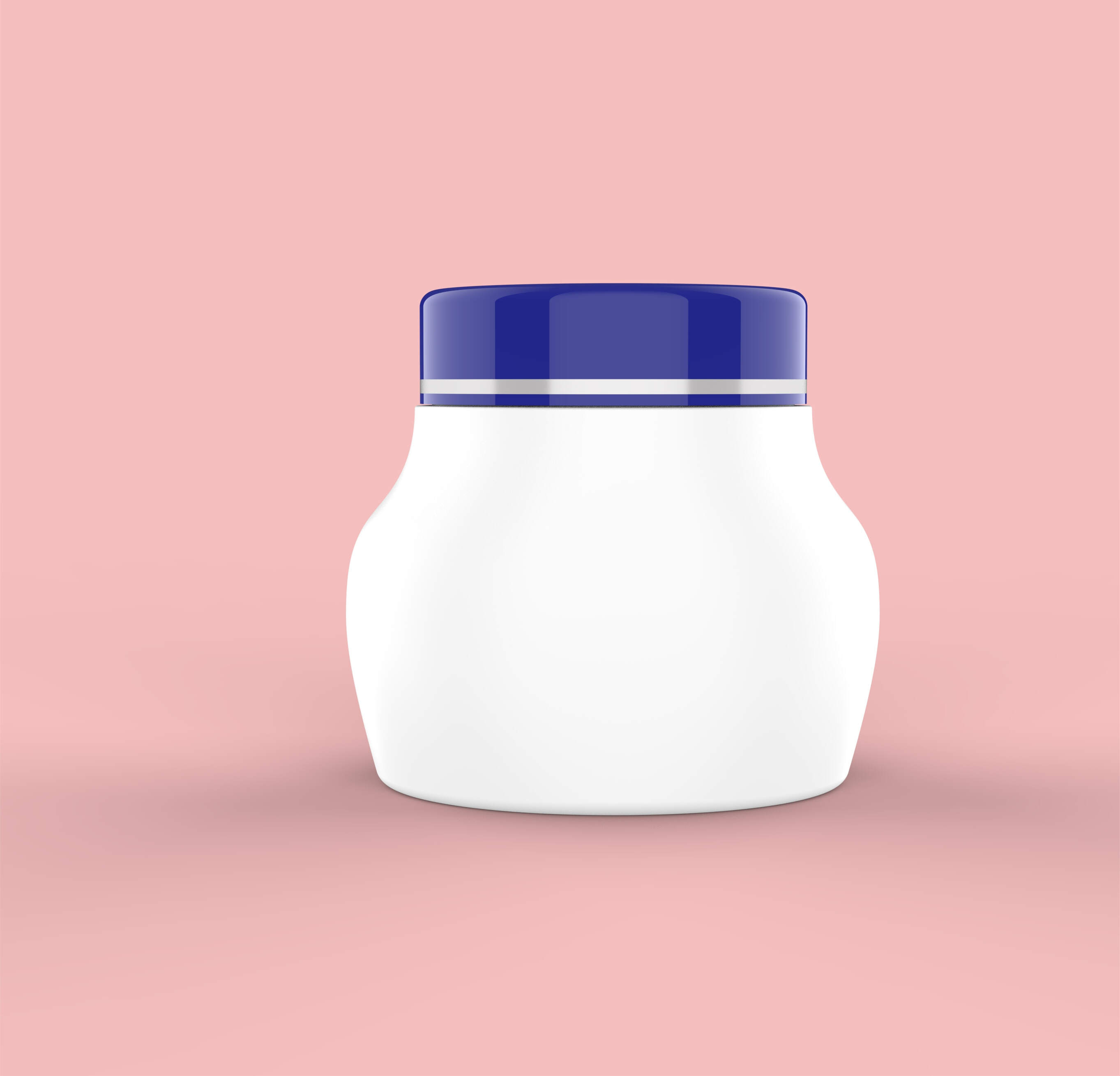 300ml Round and Flat Shape HDPE Plastic Jar Packaging For Hair Mask Product