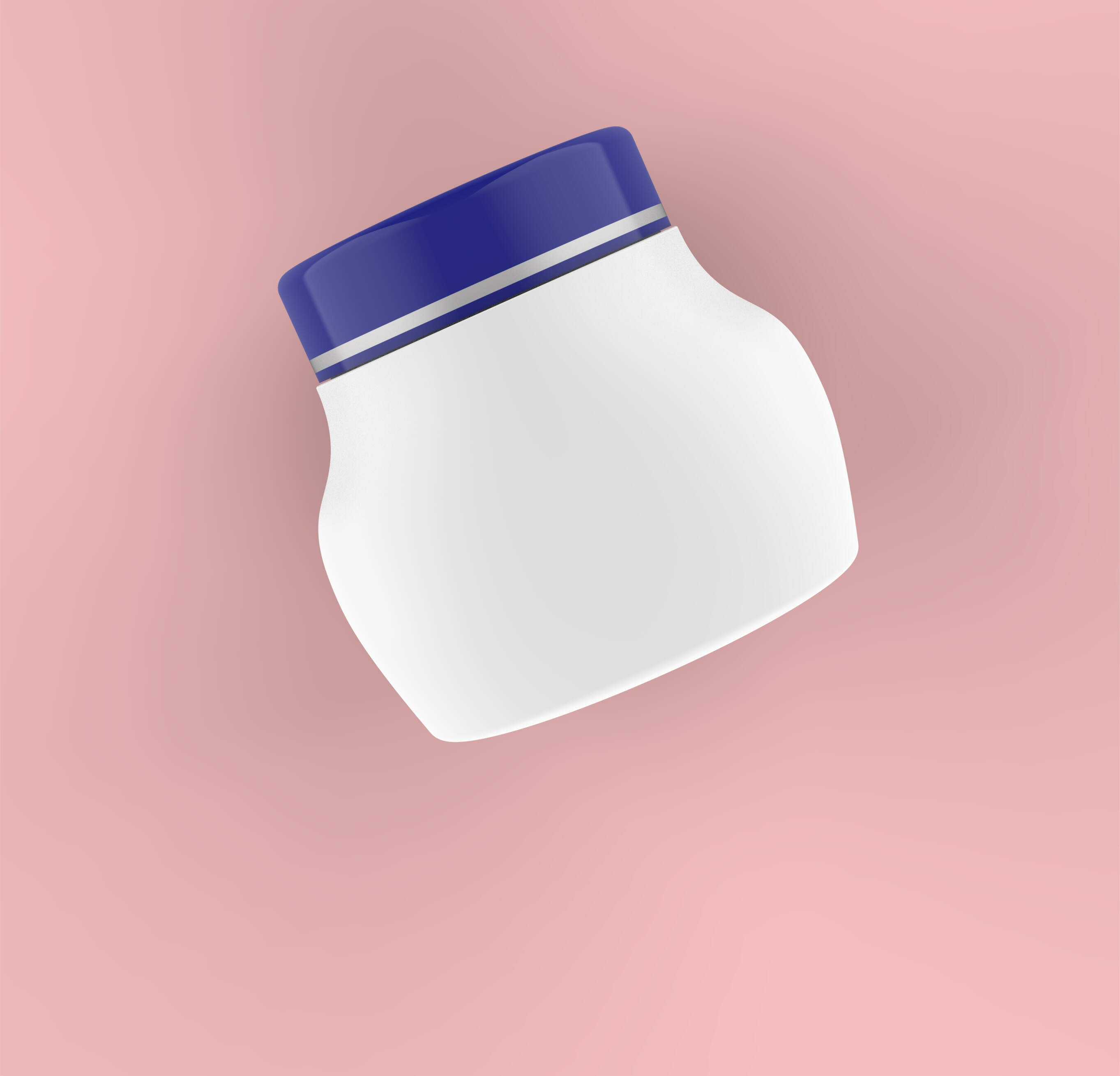 300ml Round and Flat Shape HDPE Plastic Jar Packaging For Hair Mask Product