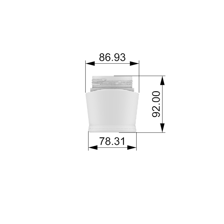 300ml HDPE Plastic Round Can with Lid High-end Beauty Massage Cream Box Customized by Manufacturer Packaging