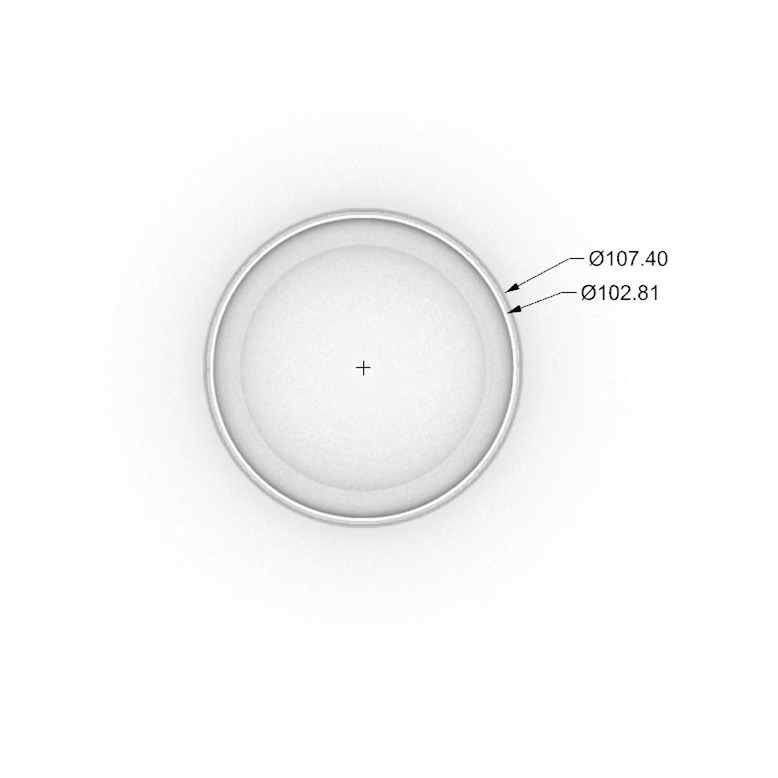 500ml Round Shape PET Plastic Jar Packaging For Hair Mask Product