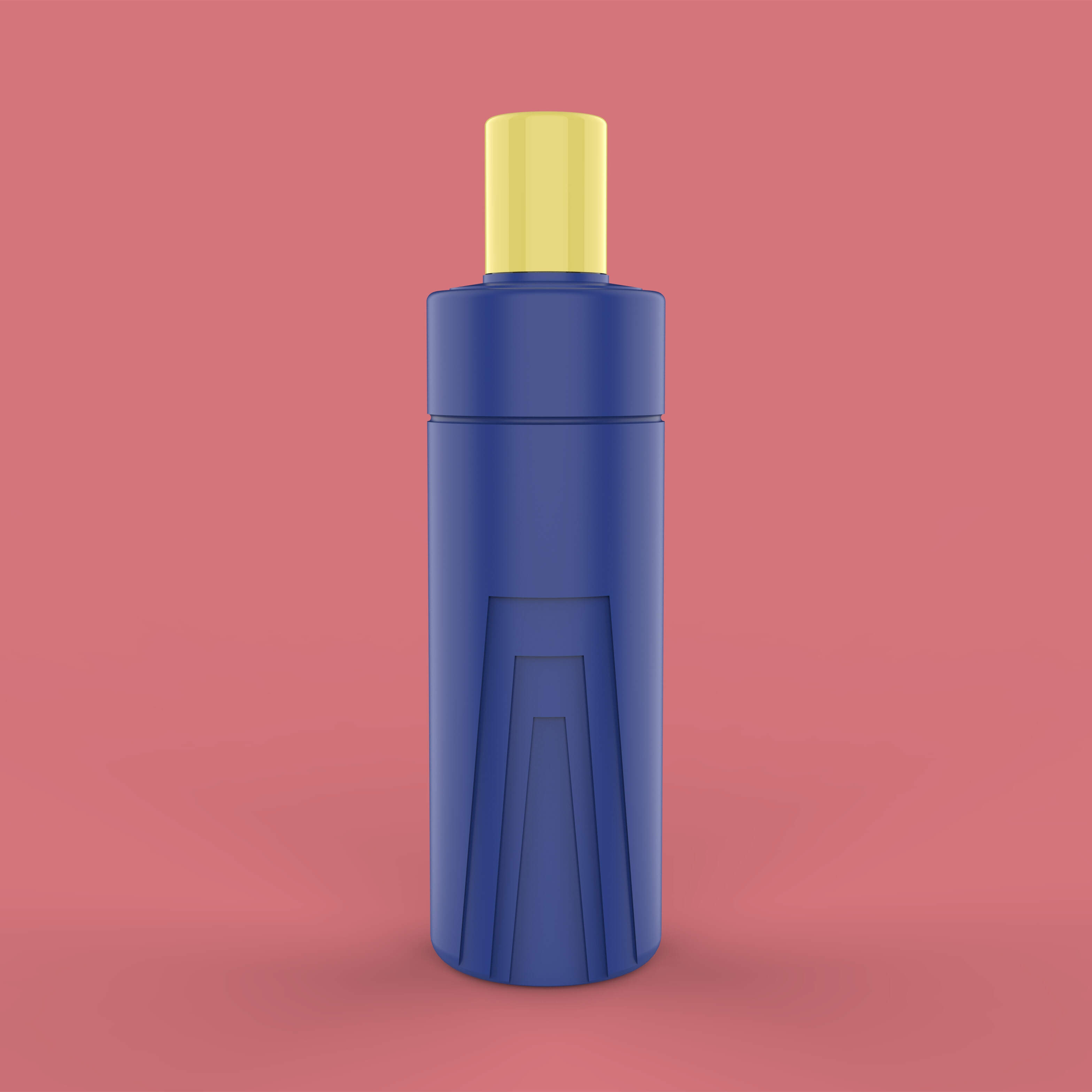 480ML Round Shape HDPE Bottle Packaging for Hair Care Shampoo Product