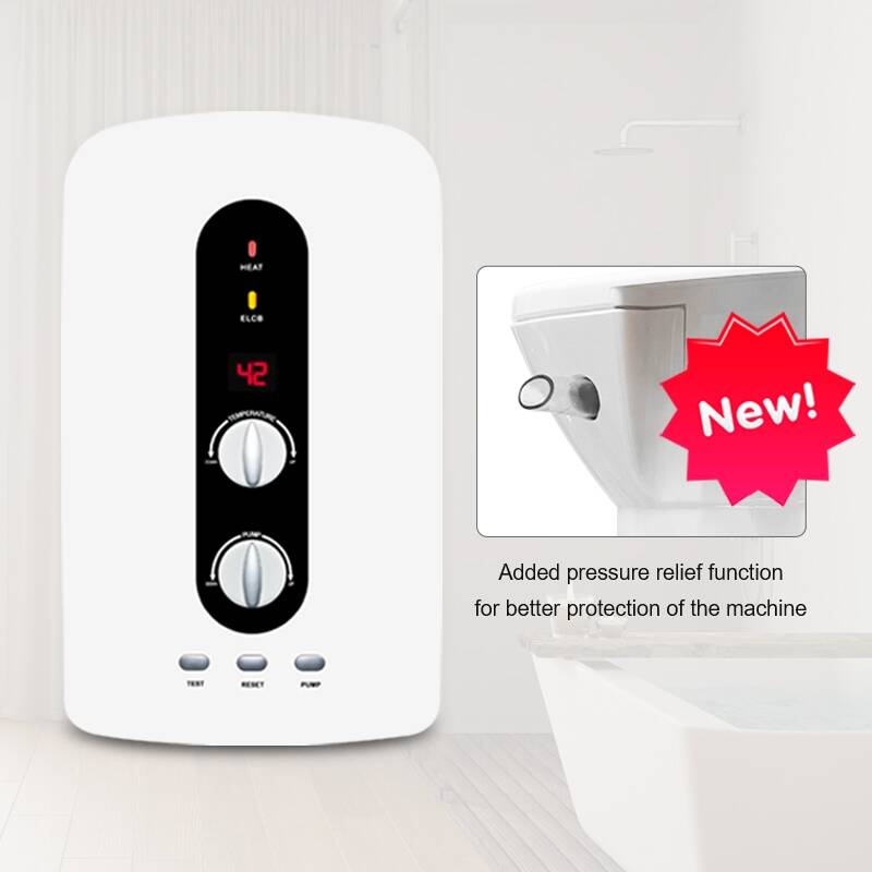 Wall Mounted Hotel 5500W Instant Electric Small Tankless Hot Water Heaters