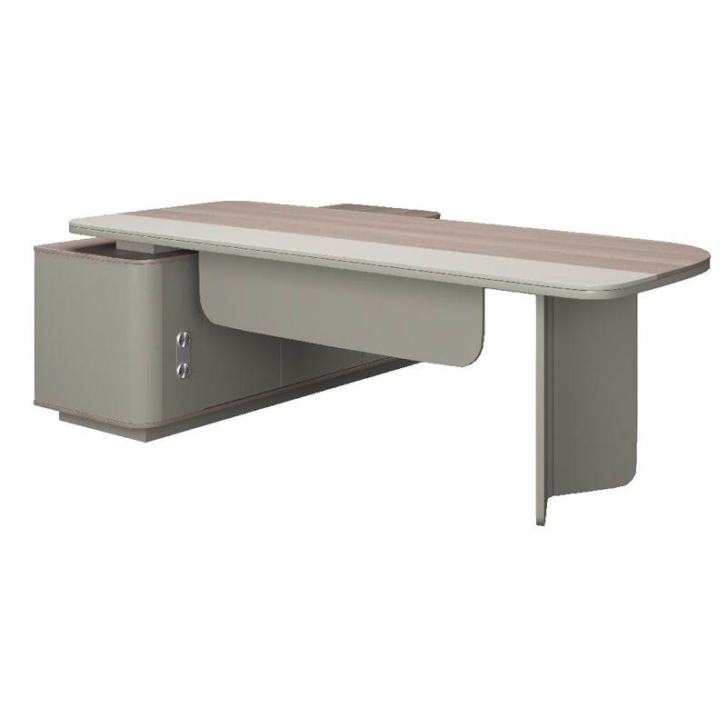 Office Furniture Luxury Modern L-shape Wooden Boss Table CEO Office Desk Executive Office Desk