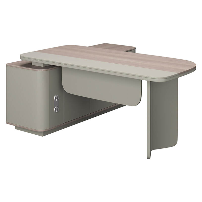 Wooden Office Furniture Modern Director Manager Table And Chair Set L Shape Executive Computer Desk