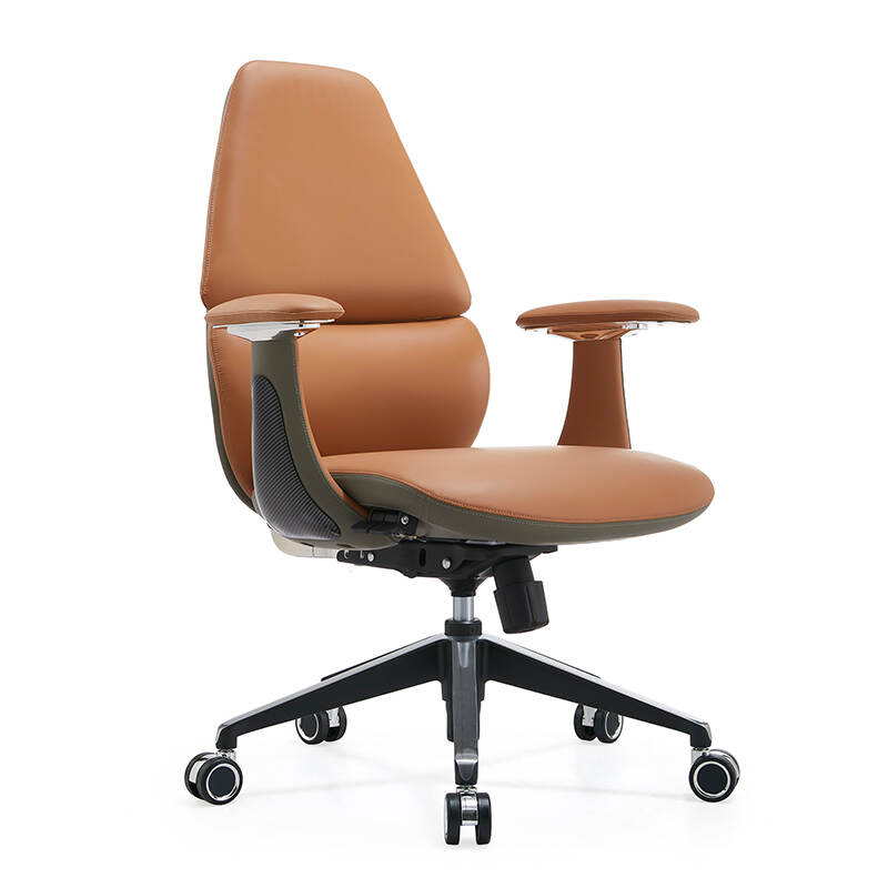 President Boss Executive Office Chair Comfortable Leather Lifting Backrest Swivel Chair