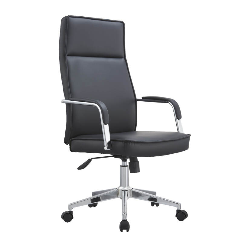 High Back Swivel Executive Chair L-Shape PU Leather Office Chair for Boss CEO