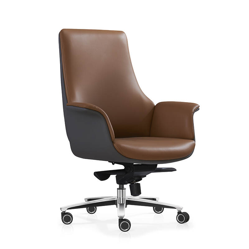 Mid-Back Modern Office Chair Swivel Rolling Chair For CEO Manager