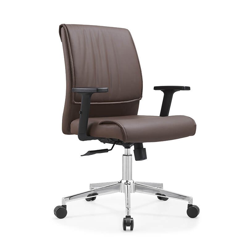 Popular Design Middle Back Meeting Room Chairs Staff Swivel Chairs Pu Leather Manager Office Chair