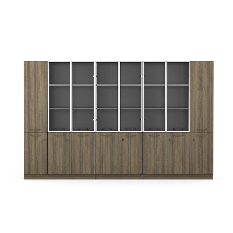 Modern Simple Wooden Background Cabinet Living Office Bookcase Locker Office File Cabinet