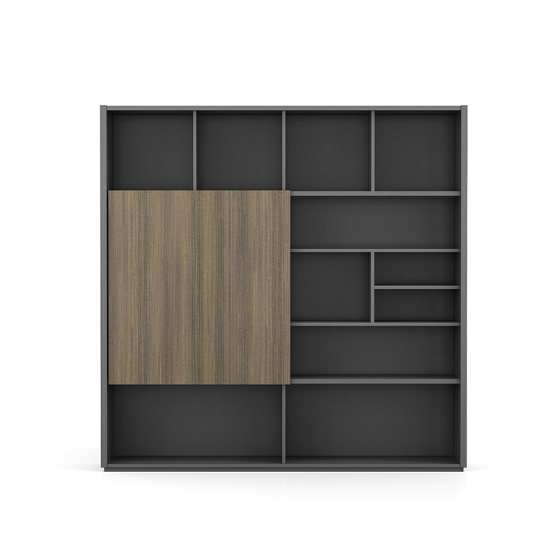 Modern Simple  Wooden Office Furniture File Storage Cabinet Bookcase Display Bookshelf