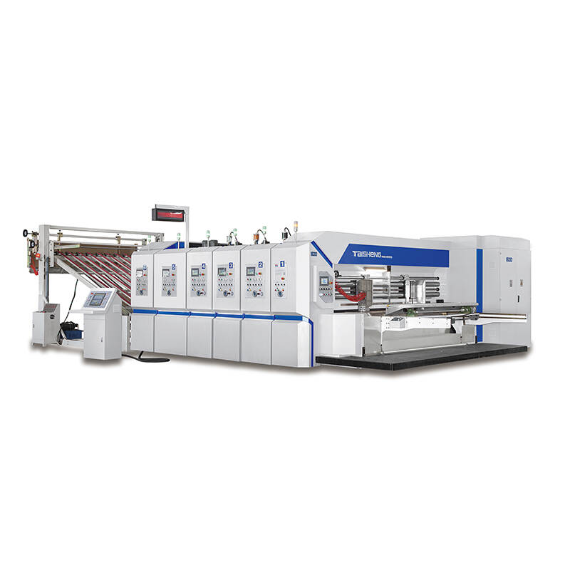 TSV-2S Lead Edge Automatic High Speed Roller Transfer Printer Slotter Die Cutter Machine