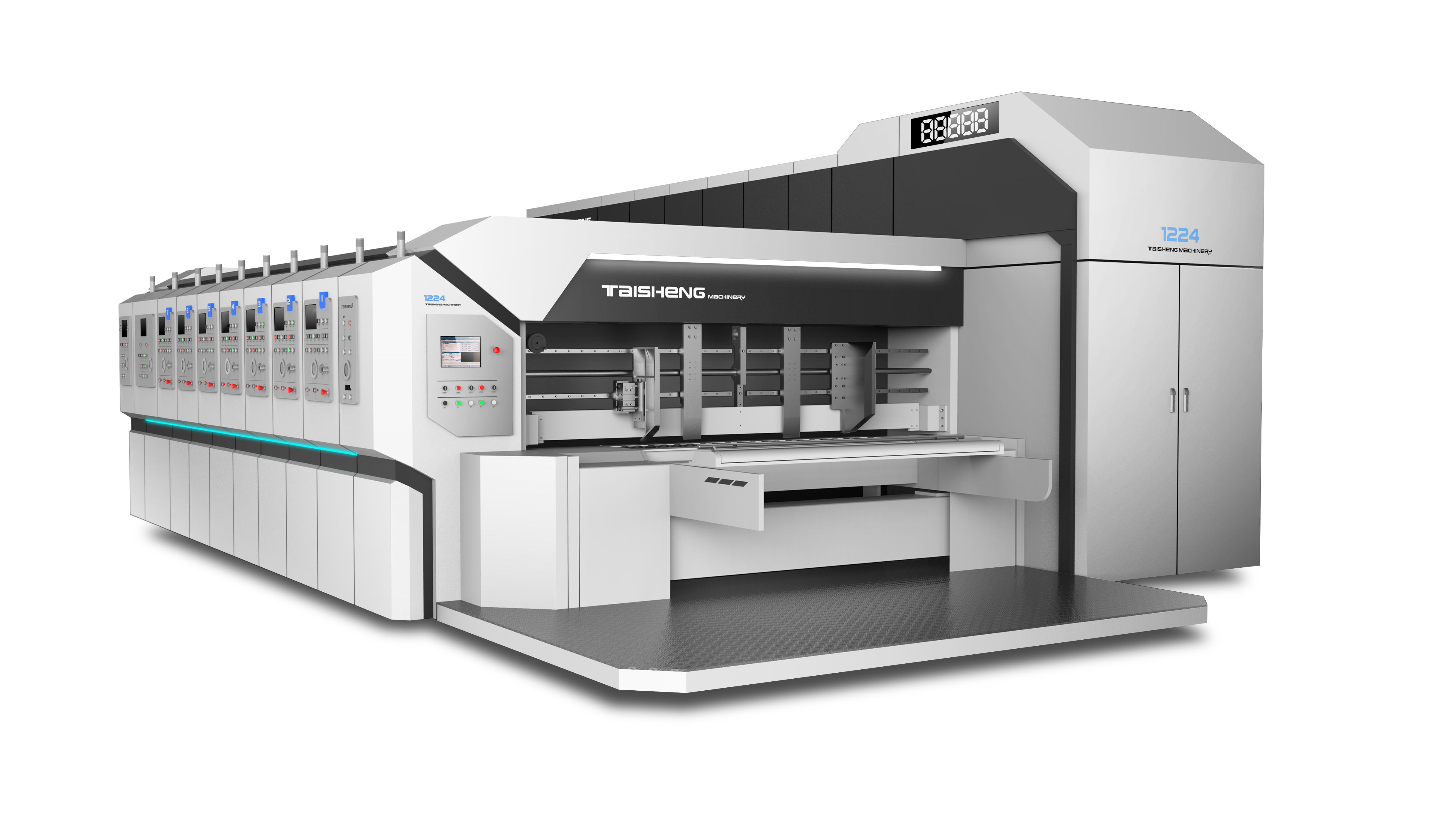 TSG-3 Automatic Whole Vacuum Transfer High Speed Printer Slotter Die Cutter Machine