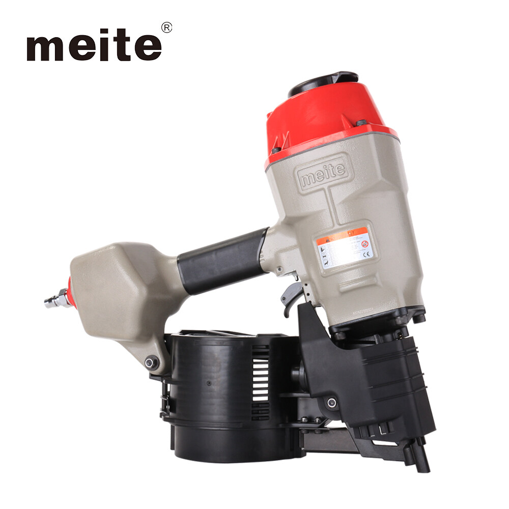 meite Heavy Duty Coil Nailer CN100 for industrial woodworking with 4 inch coil nails