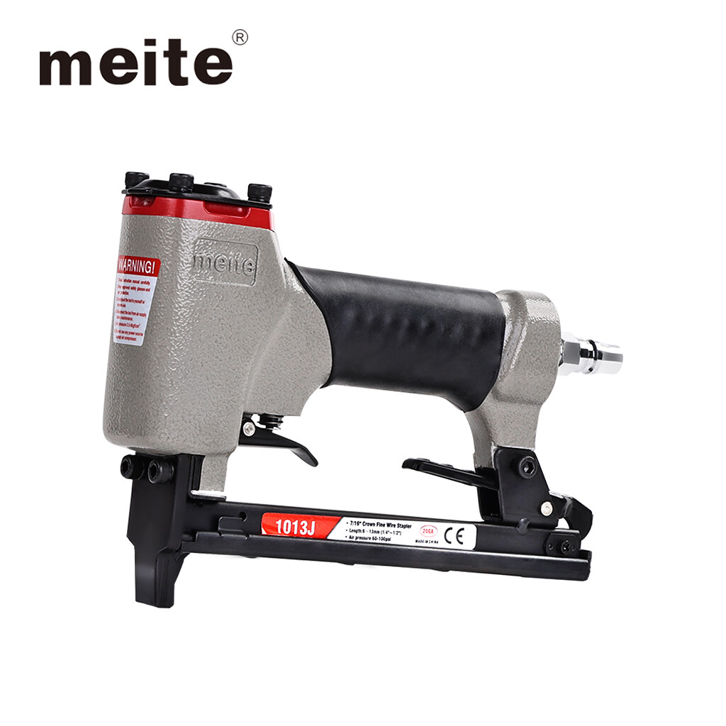 meite 1013J 20Ga 7/16'' Crown Pneumatic Upholstery Stapler Fine Wire Stapler