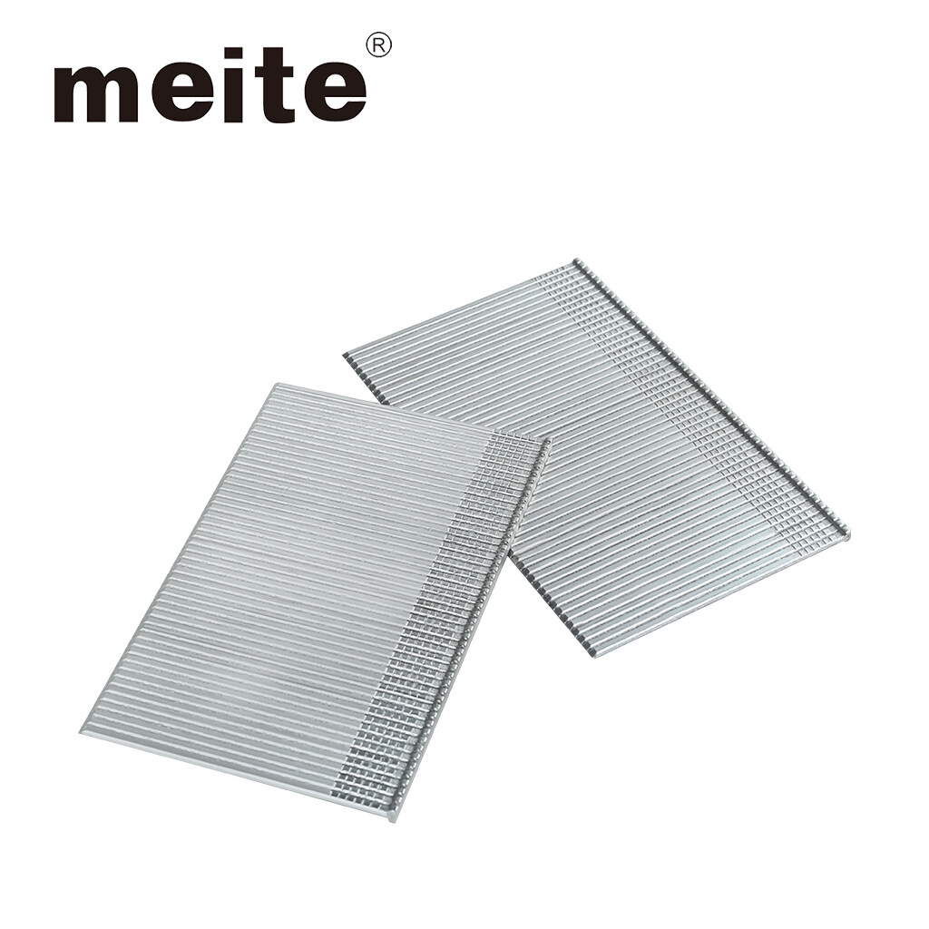 meite 14 Gauge Concrete T Nails for Pneumatic Concrete Nailer Gun - 1-1/2" Length Galvanized Concrete Finish Nails (400 PCS/BOX)