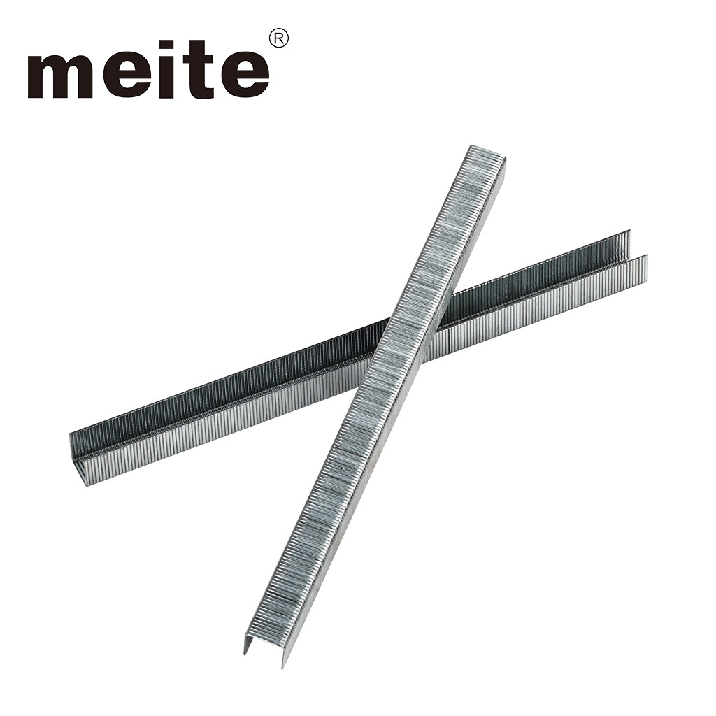 meite 22 Gauge 3/8-Inch Crown or C-Crown 1/2-Inch Leg Length Galvanized Fine Wire Staples Upholstery Staples (10020pcs/Box)