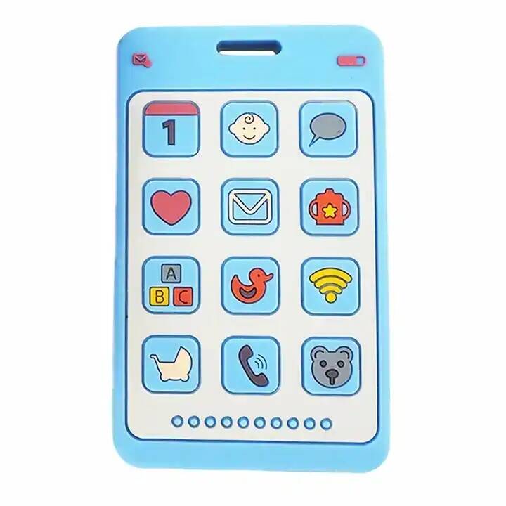 Silicone Girl Mobile Phone Baby Teether