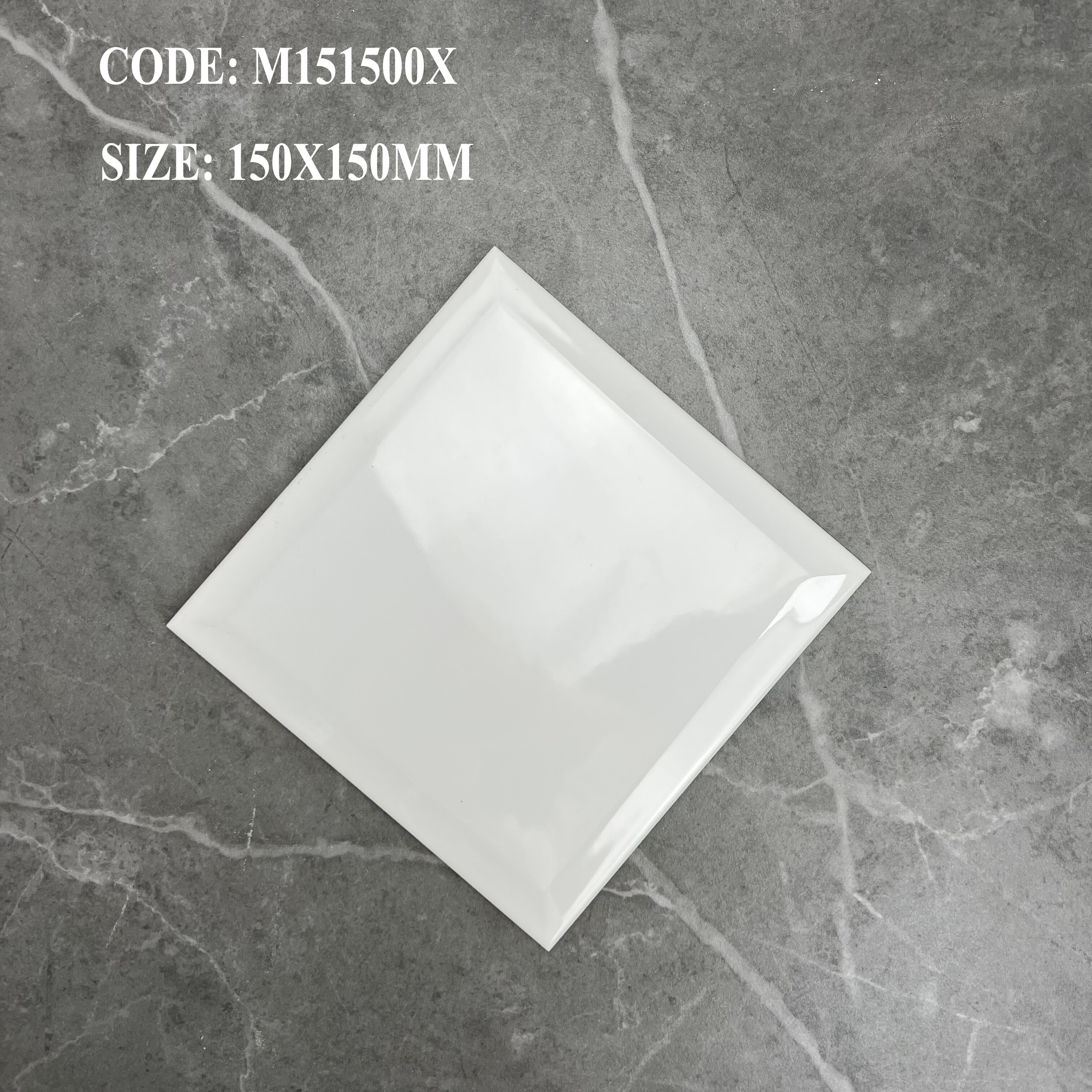 beveled square tile, square beveled tile, square edge tile, square bevelled tiles