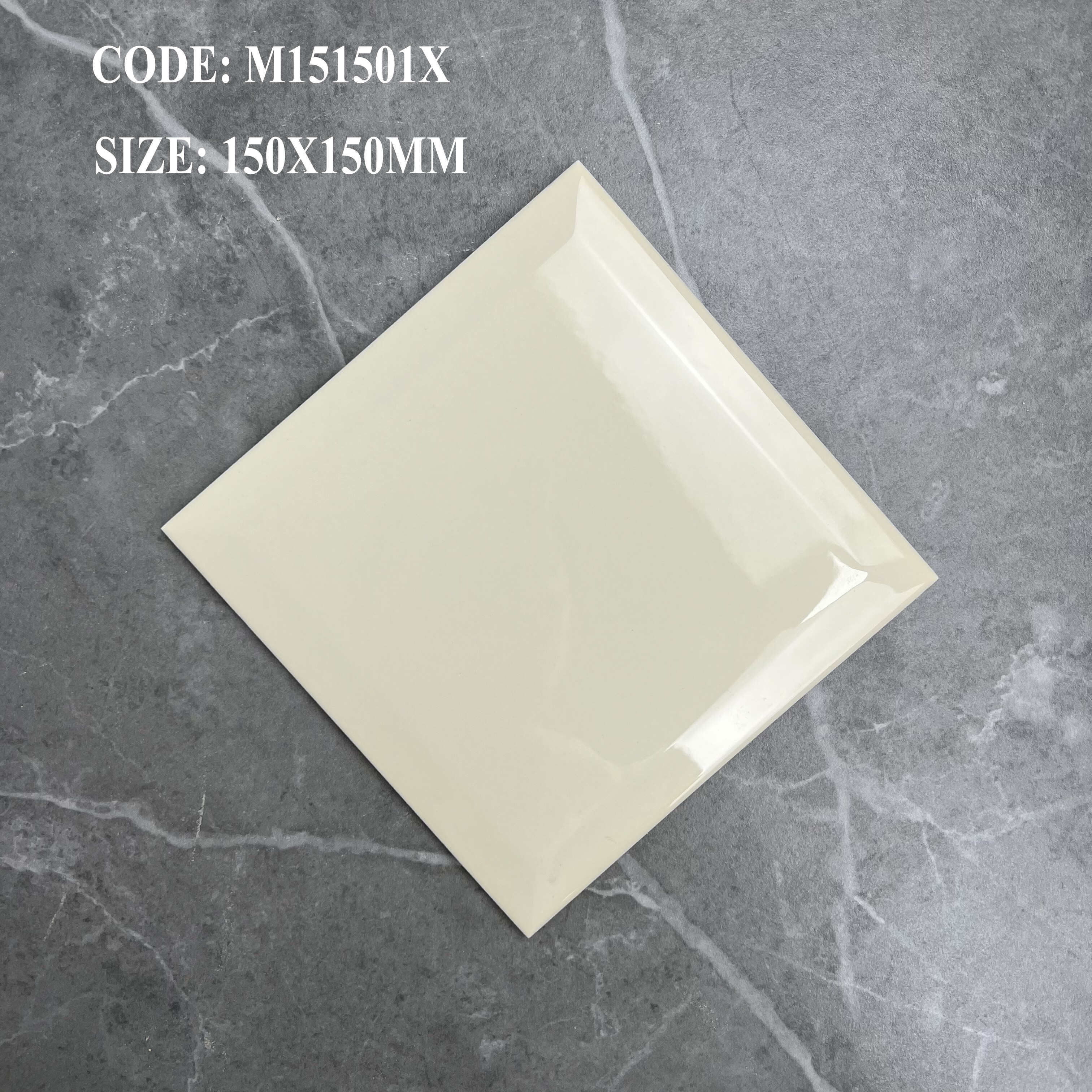 beveled square tile, square beveled tile, square edge tile, square bevelled tiles