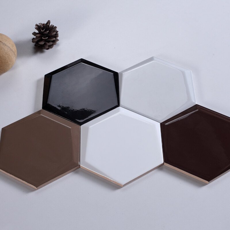 beveled hexagon tile, bevel hexagon tile