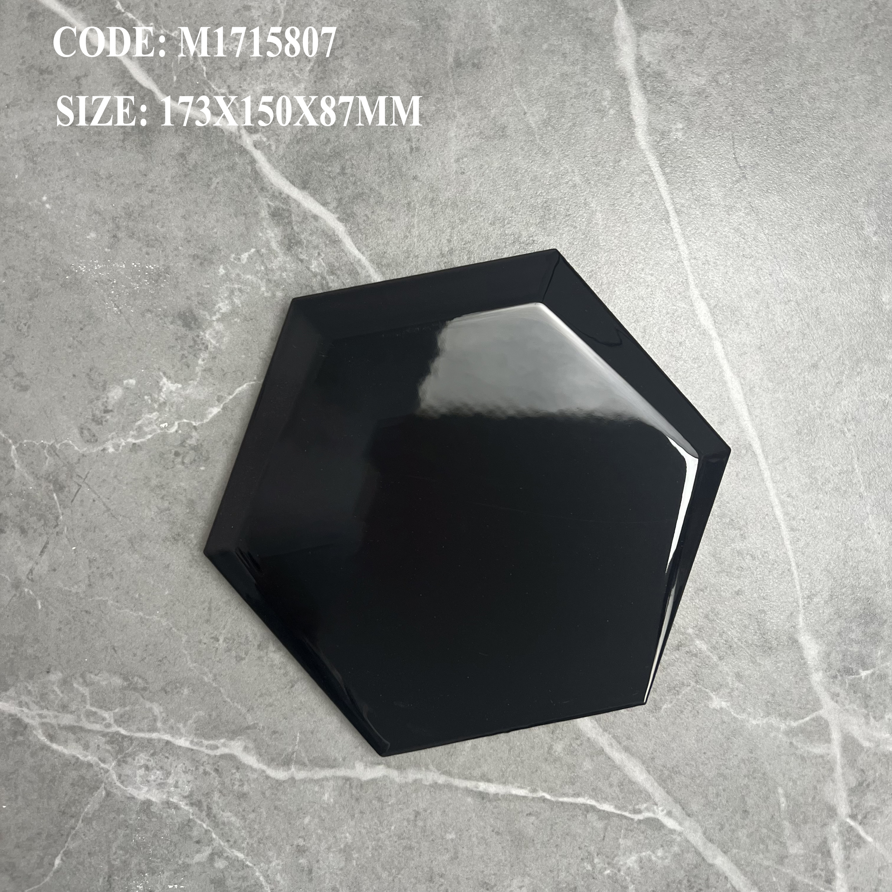 beveled hexagon tile, bevel hexagon tile