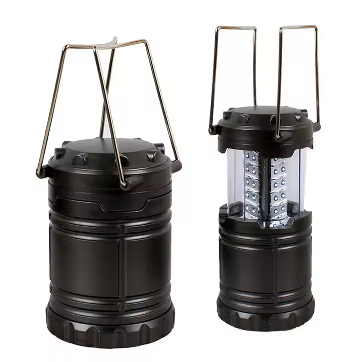 Solar Powered LED Camping Light, 3-in-1 (Lantern/Flashlight/Charger), 360° Illumination for Backpacking