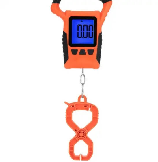 Fish Scale, Floating Waterproof Digital Scale, 2.5” Large LCD Display, 110lb Capacity, Multi-Mode Pound/Ounces & Kilograms