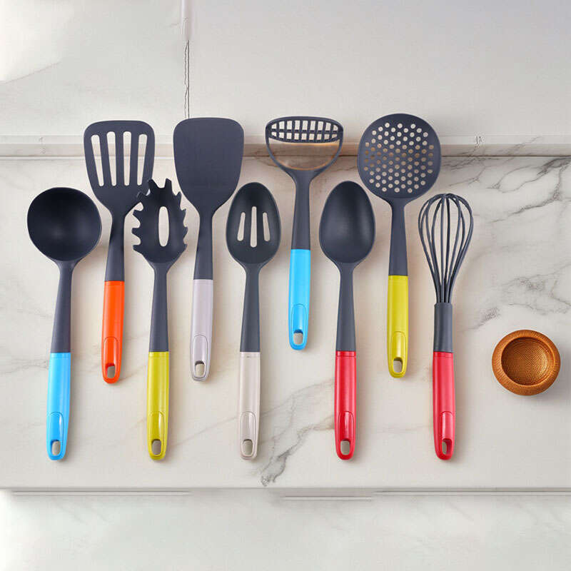 Hot Sale Commercial Nylon Cooking Set Kitchen Utensils Set with ABS Handle