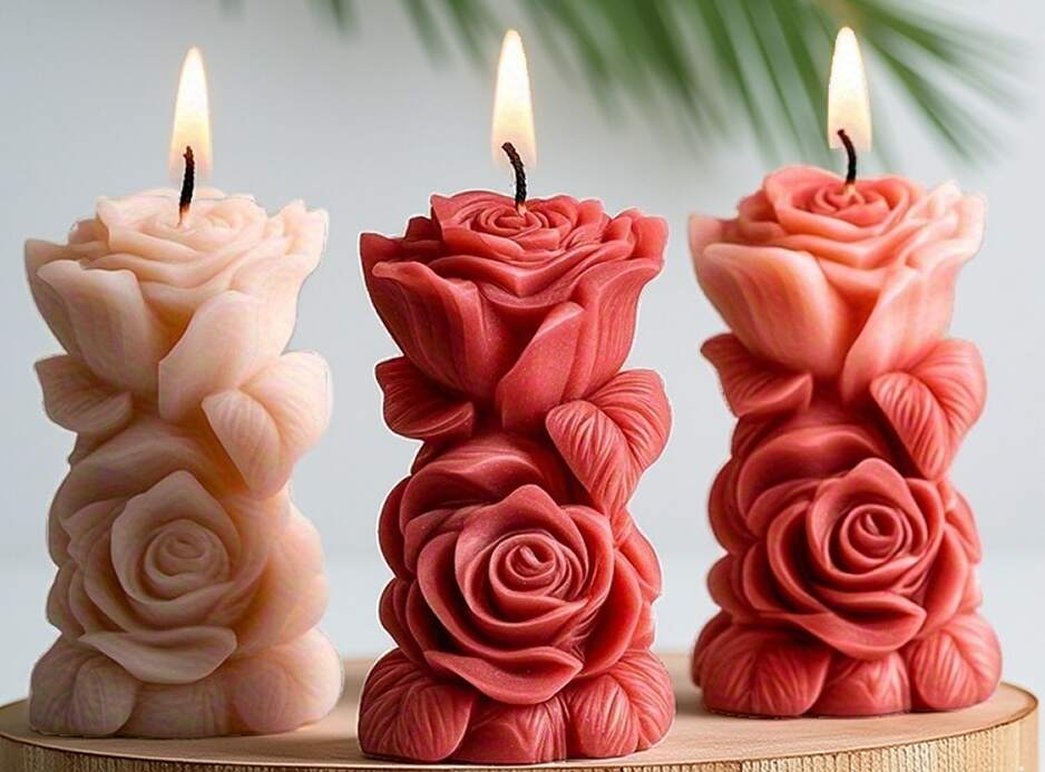 shaped scented candle