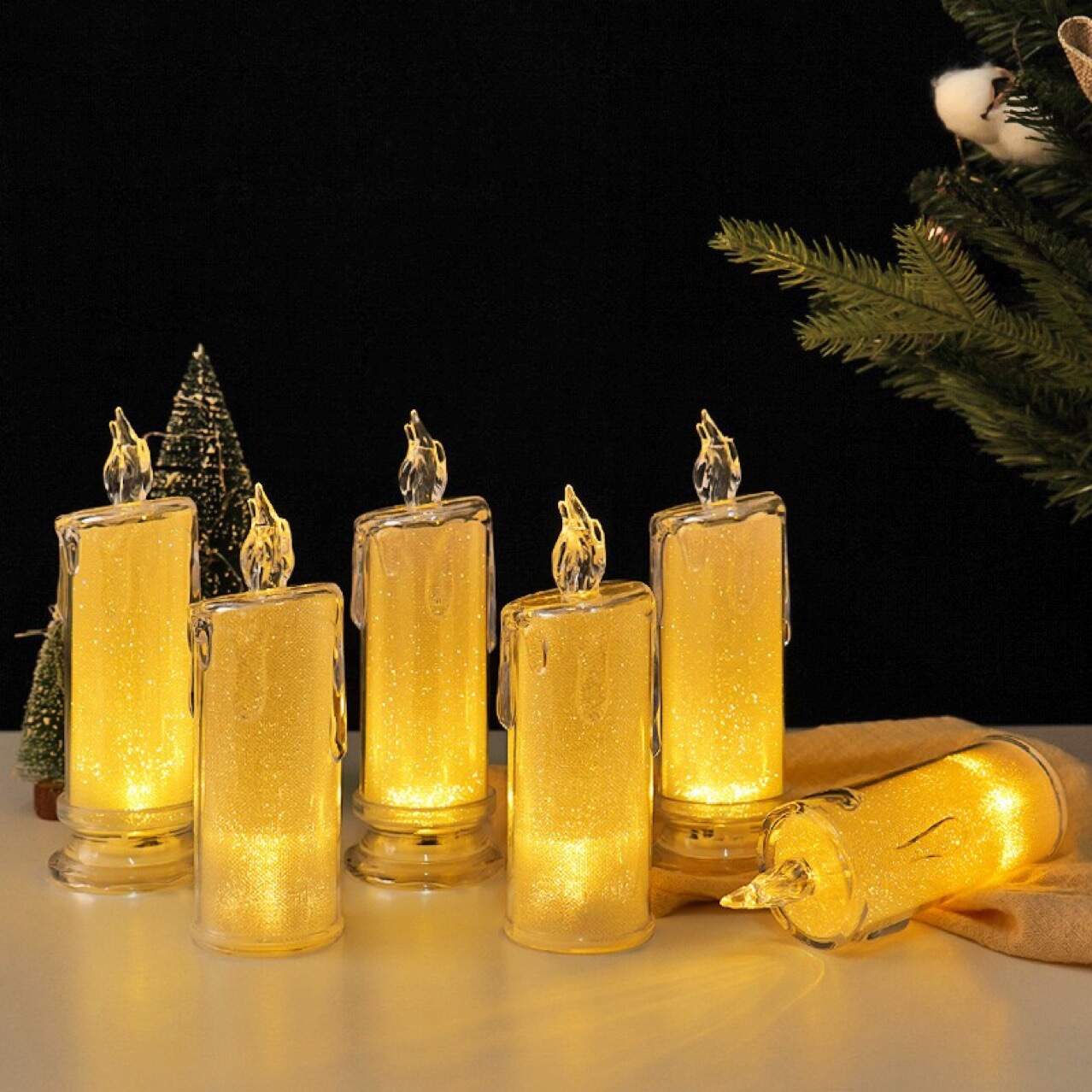 LED Water Drop Candle