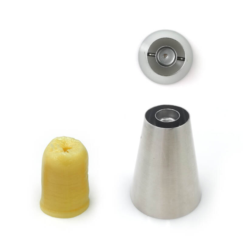 Stainless Steel Cookie Cake Piping Tips Bilayer Hollow Pastry Nozzles